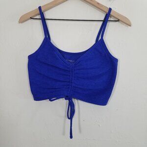 Beyond Yoga Ruched Front Crop Top Size M